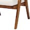 Baxton Studio Jetsam Japandi Cream Boucle Fabric and Walnut Brown Finished Wood Arm Chair 243-13563-ZORO - alternate 10